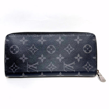 LOUIS VUITTON Monogram Eclipse Zippy Wallet Size ONE SIZE