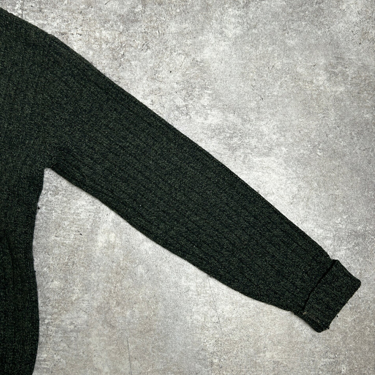 Bulky Knit by Campus 60s Vintage Shawl Wool Sweater Size XL