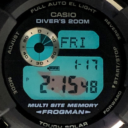 G-SHOCK FROGMAN 2005 Cobalt Wave Solar Watch Size ONE SIZE