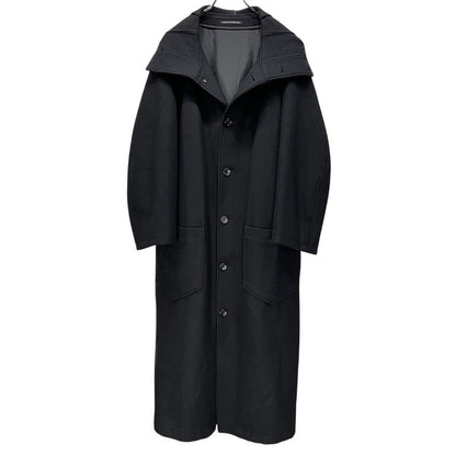 Yohji Yamamoto 97AW Wool Melton Hooded Coat Size M