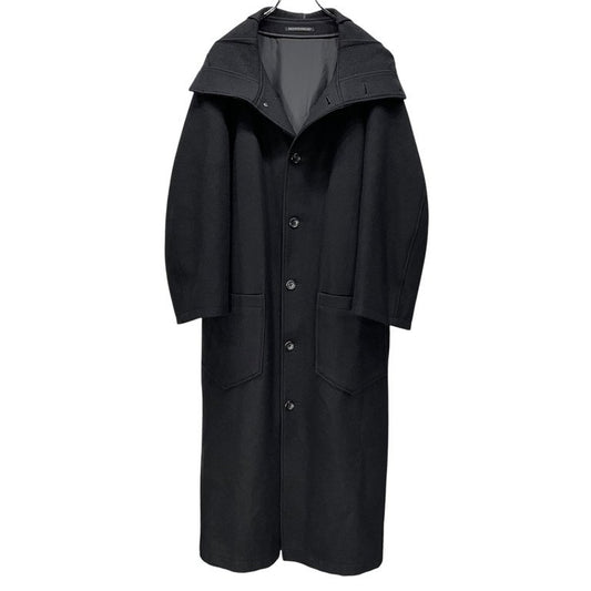 Yohji Yamamoto 97AW Wool Melton Hooded Coat Size M