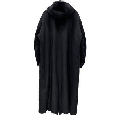 Yohji Yamamoto 97AW Wool Melton Hooded Coat Size M