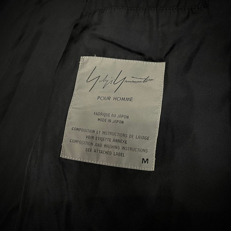 Yohji Yamamoto 97AW Wool Melton Hooded Coat Size M