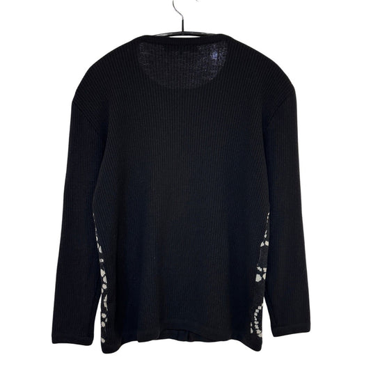 Christian Dior Vintage Wool Cardigan Black Size M
