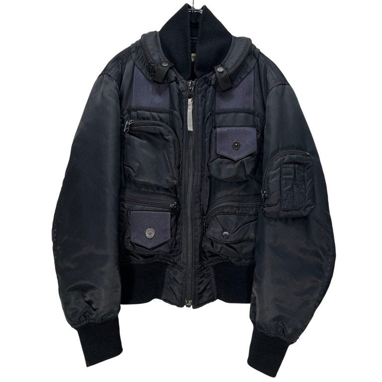Issey Miyake 96AW Parachute Cargo Bomber Jacket Size M