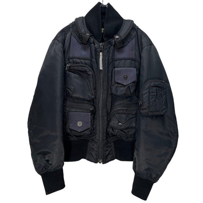 Issey Miyake 96AW Parachute Cargo Bomber Jacket Size M