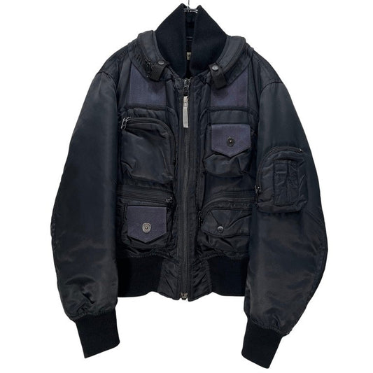 Issey Miyake 96AW Parachute Cargo Bomber Jacket Size M