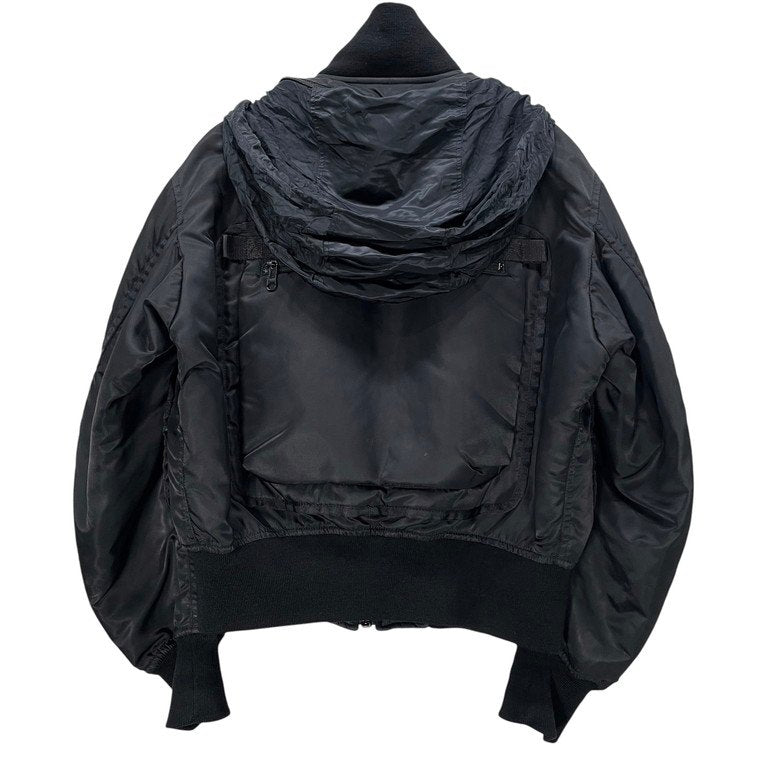 Issey Miyake 96AW Parachute Cargo Bomber Jacket Size M