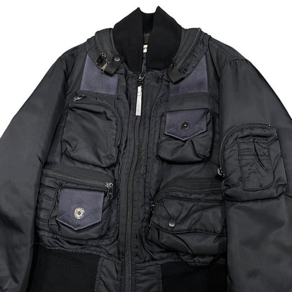 Issey Miyake 96AW Parachute Cargo Bomber Jacket Size M