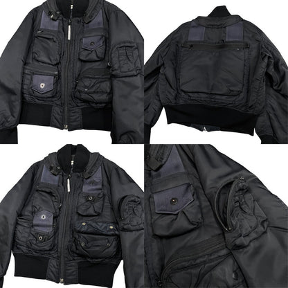 Issey Miyake 96AW Parachute Cargo Bomber Jacket Size M