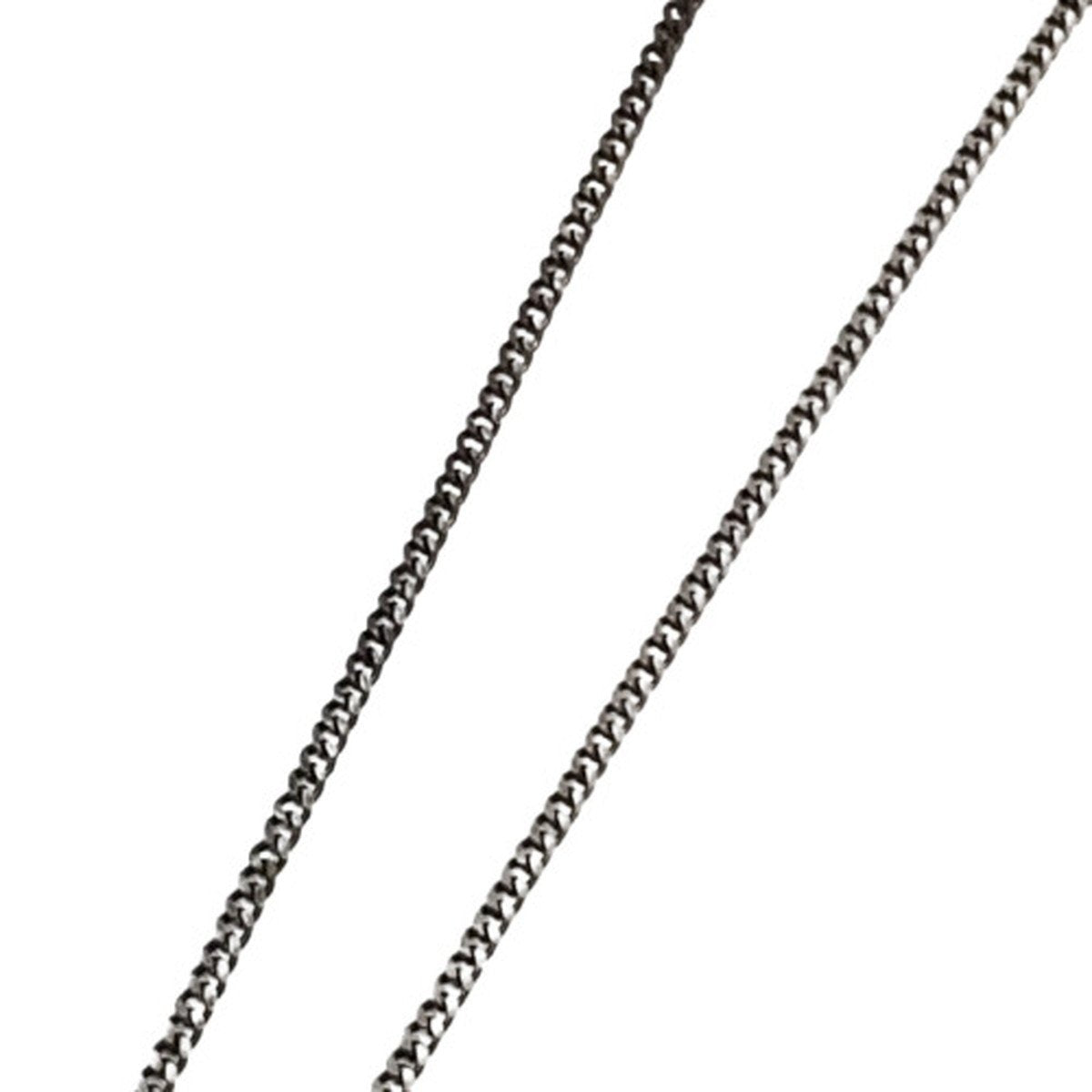 Gucci Cutout G Logo Sterling Silver Necklace