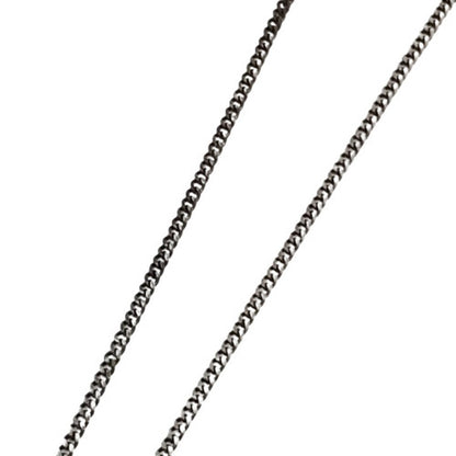 Gucci Cutout G Logo Sterling Silver Necklace