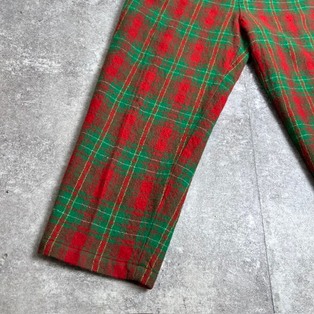 SCYE BASICS Wool Serge Check Easy Pants in Japan Size 38