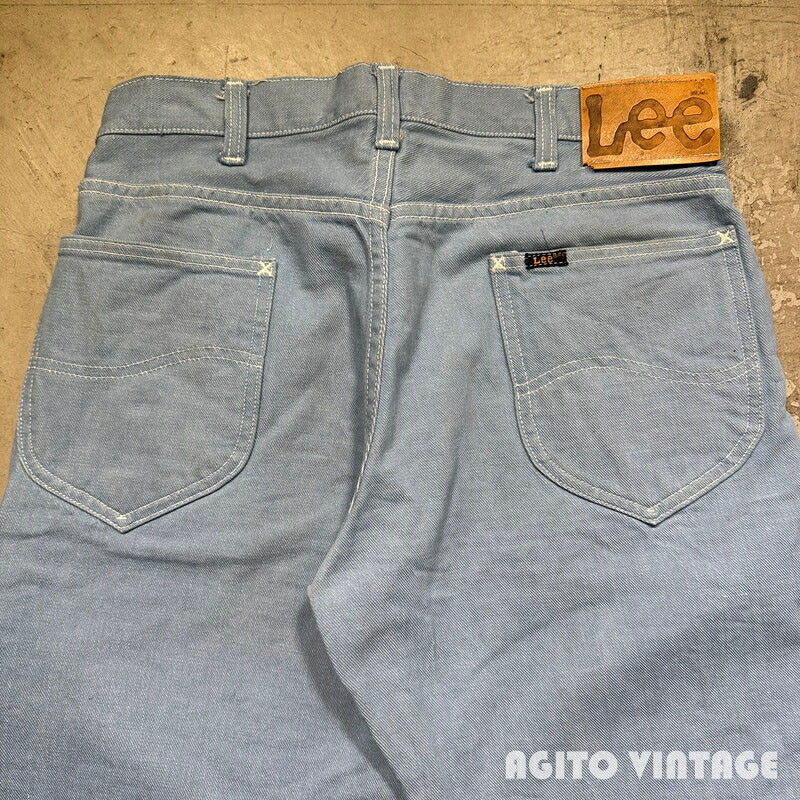 Lee 70s 108Z Light Blue Black Tag USA Made Jeans Size W31