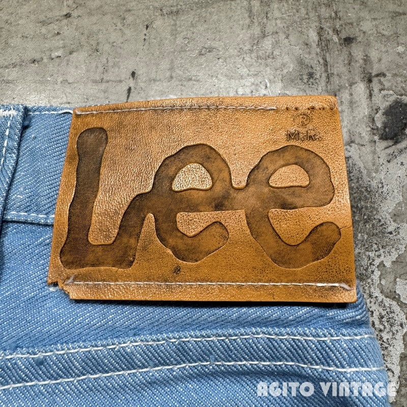 Lee 70s 108Z Light Blue Black Tag USA Made Jeans Size W31