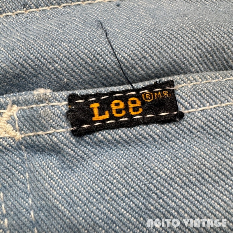 Lee 70s 108Z Light Blue Black Tag USA Made Jeans Size W31