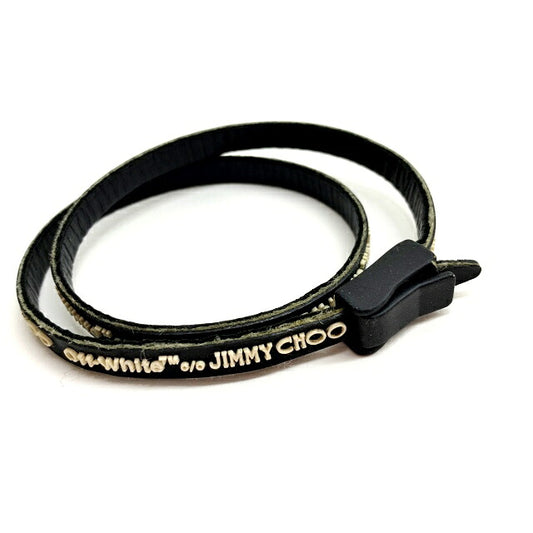 OFF-WHITE C/O JIMMY CHOO Rubber Bracelet Size ONE SIZE