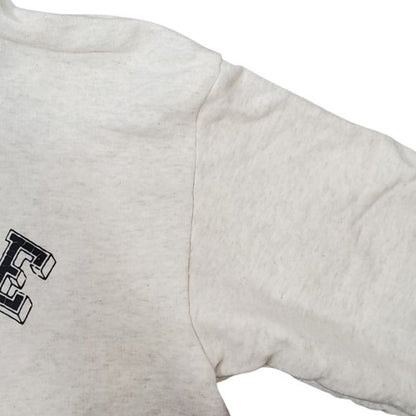 Celine 6 Loose Logo Print Hoodie Gray Size M