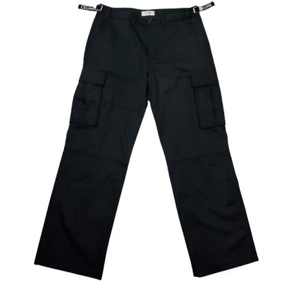 Celine 24AW Black Technical Cargo Pants Size 50