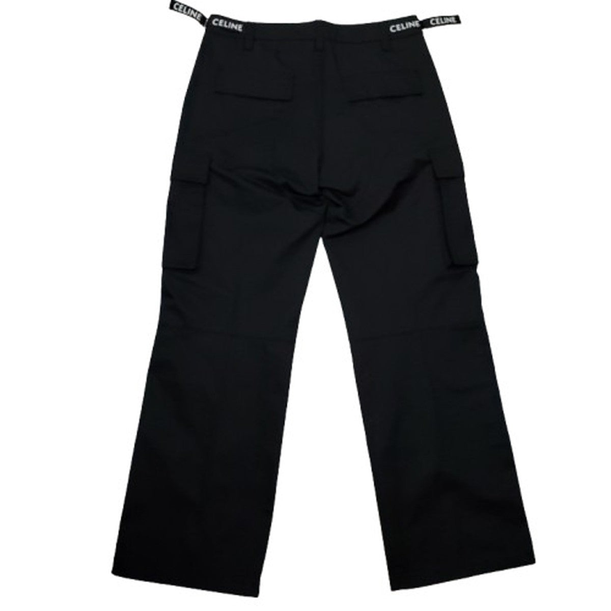Celine 24AW Black Technical Cargo Pants Size 50