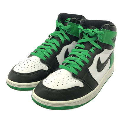 NIKE Air Jordan 1 Retro High OG Lucky Green Sneakers Size 27.5