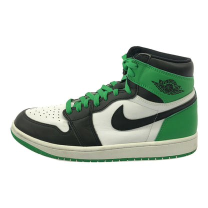 NIKE Air Jordan 1 Retro High OG Lucky Green Sneakers Size 27.5