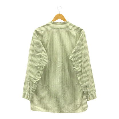 PHIGVEL MAKERS Made in Japan Stripe Band Collar Shirt Size 3