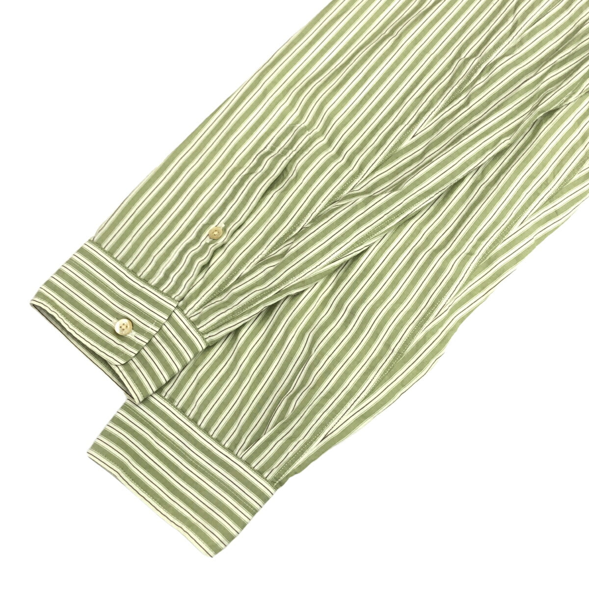 PHIGVEL MAKERS Made in Japan Stripe Band Collar Shirt Size 3