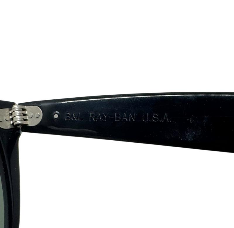 EBONY 90s Ray-Ban B&L Wayfarer Sunglasses Size ONE SIZE
