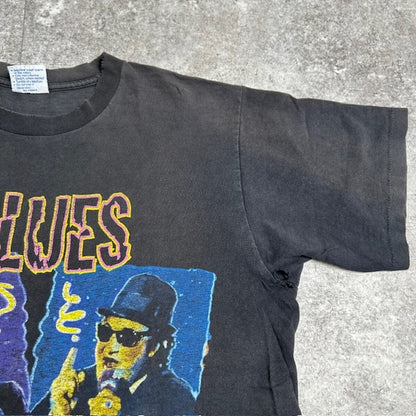 The Blues Brothers 90s Vintage Movie Faded Black T-Shirt Size L