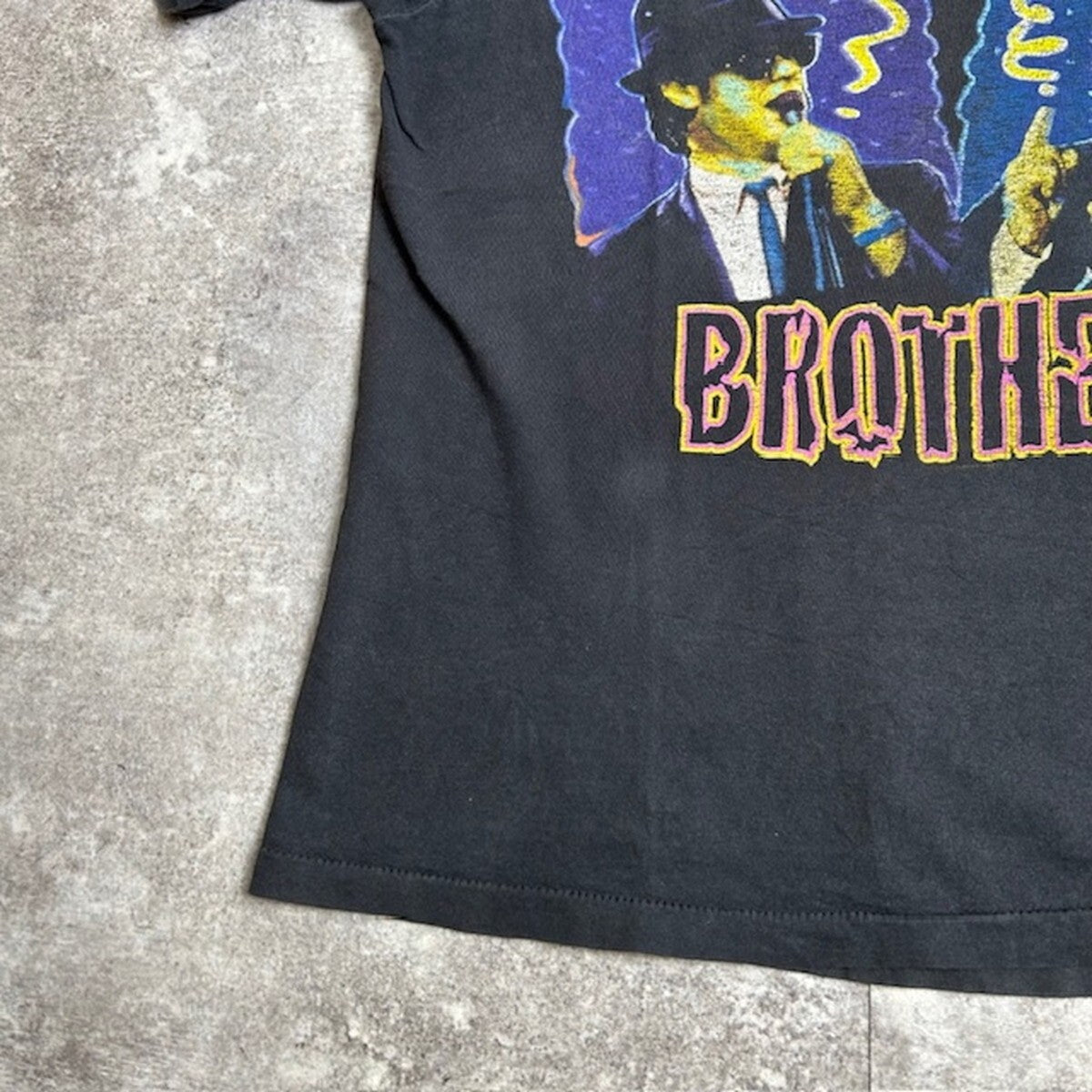The Blues Brothers 90s Vintage Movie Faded Black T-Shirt Size L