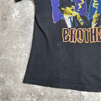 The Blues Brothers 90s Vintage Movie Faded Black T-Shirt Size L