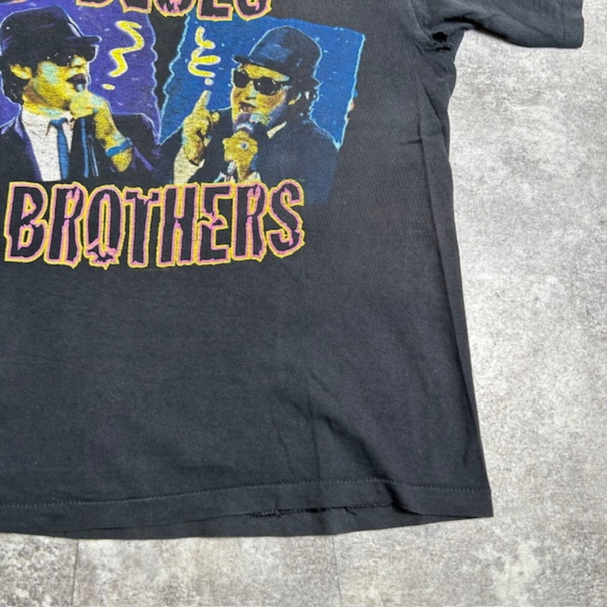 The Blues Brothers 90s Vintage Movie Faded Black T-Shirt Size L