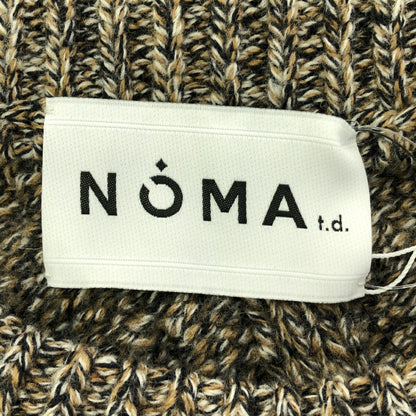 NOMA t.d. Twist Cable Knit Vest Brown Size M