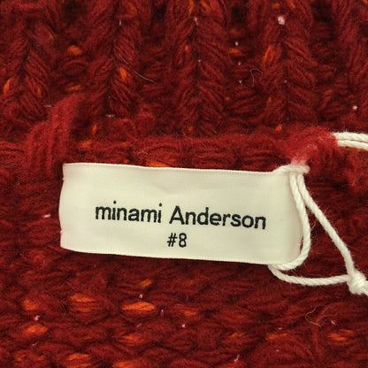 Vintage FRENCH MERINO ROOP SHAGGY CARDIGAN Red 23AW Size L