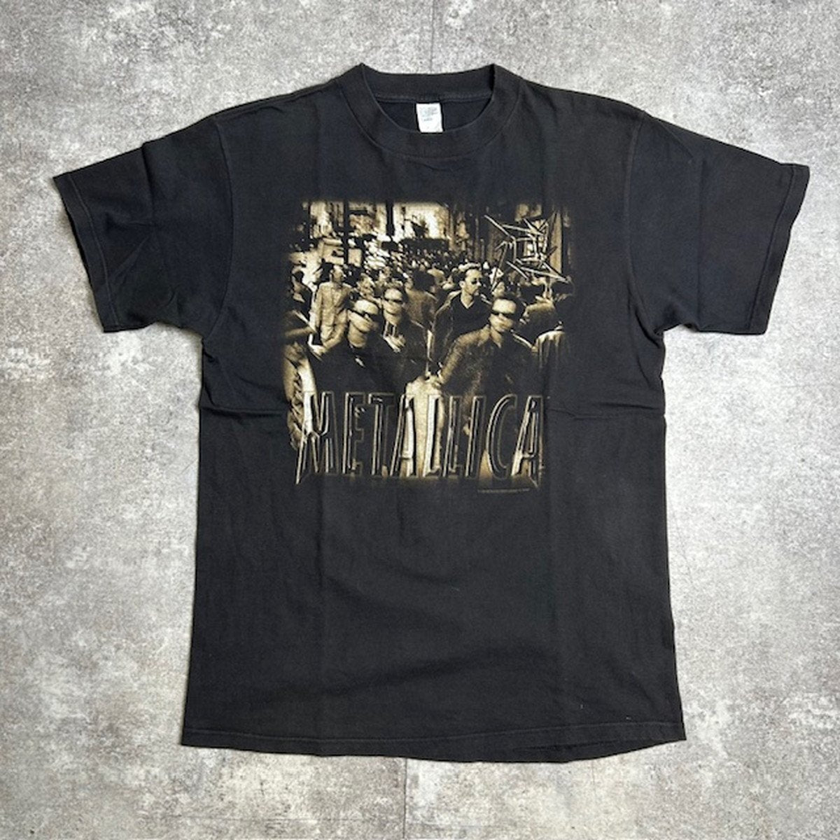 METALLICA 90s 1996 Photo Print Band T-Shirt Size L