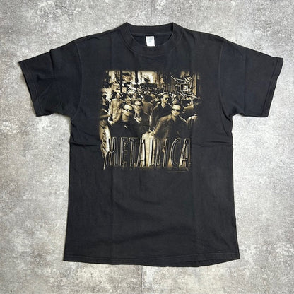 METALLICA 90s 1996 Photo Print Band T-Shirt Size L