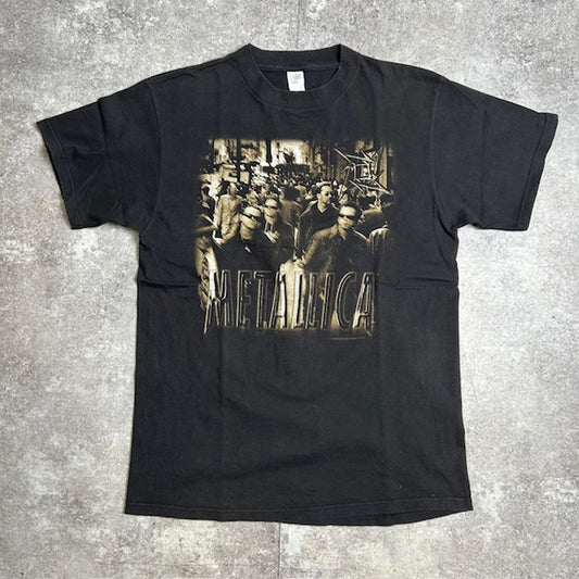 METALLICA 90s 1996 Photo Print Band T-Shirt Size L