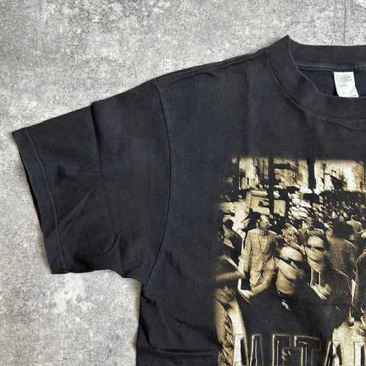 METALLICA 90s 1996 Photo Print Band T-Shirt Size L