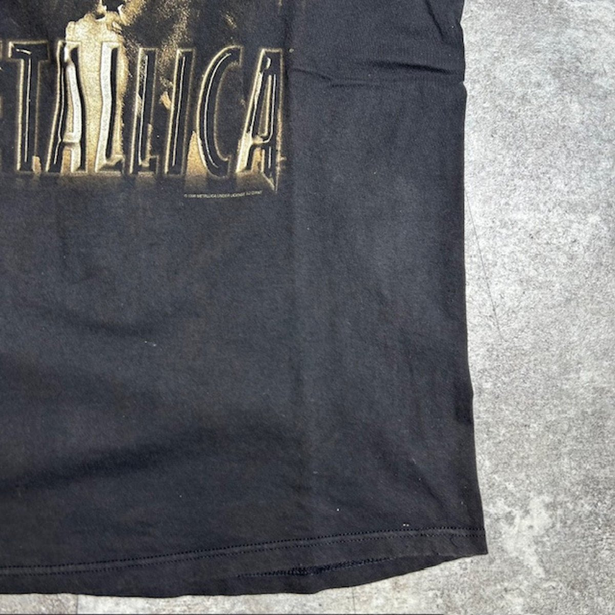 METALLICA 90s 1996 Photo Print Band T-Shirt Size L