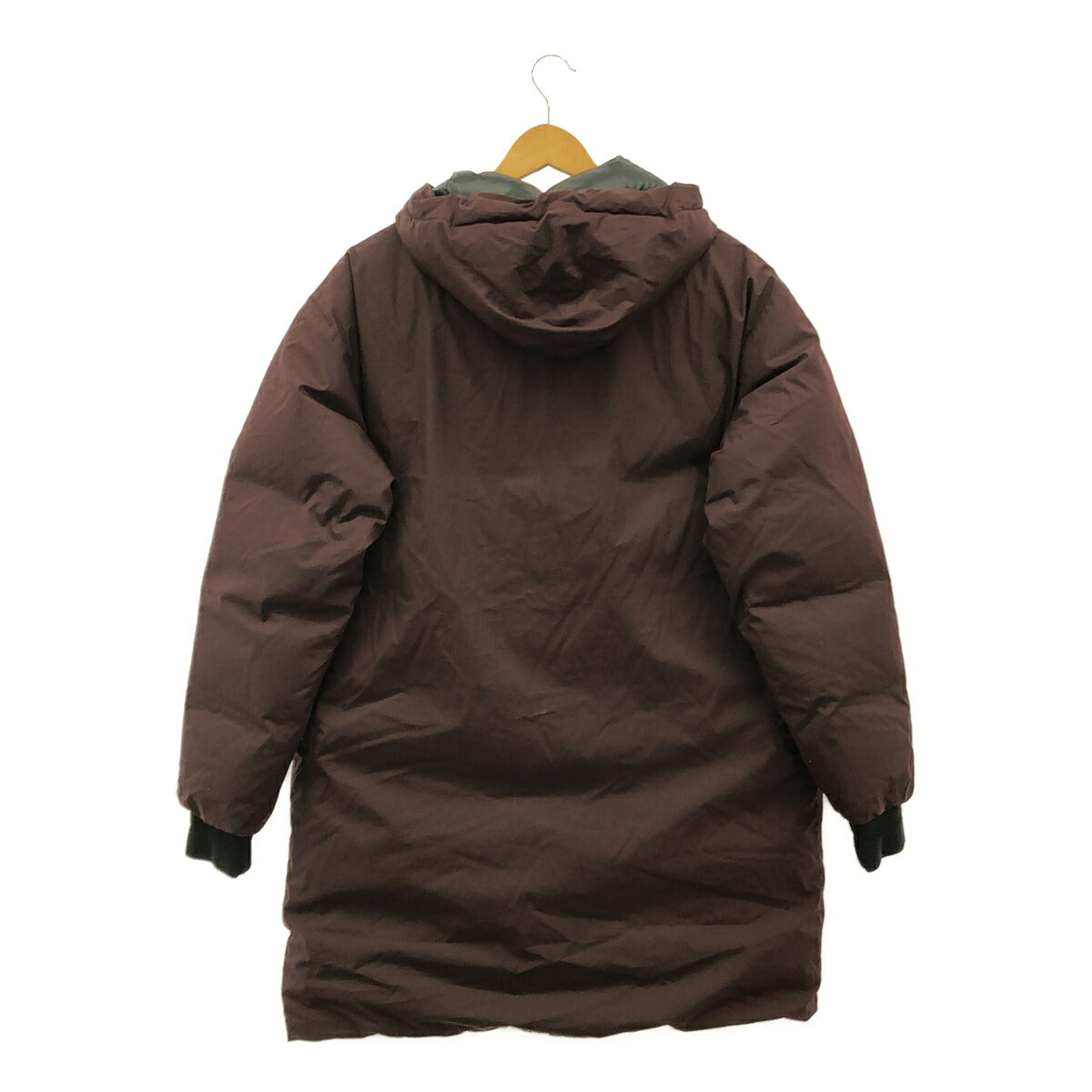 Vintage MONOBI Battle Down Cotton Coat Burgundy Size M