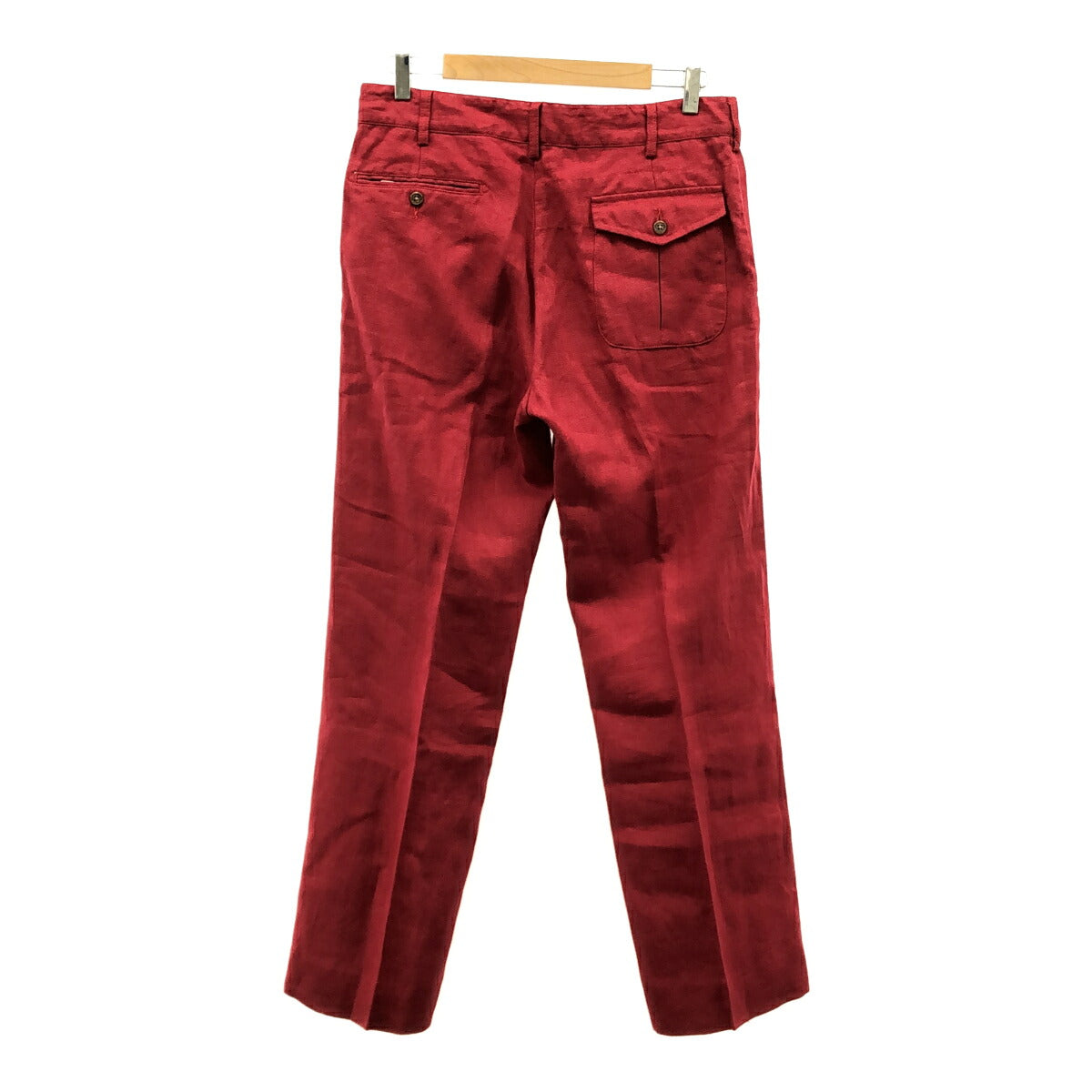 Engineered Garments Red Linen TALON ZIP Pants Made Size 32