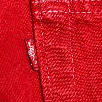 LEVI'S 90s 501 Overdyed Red USA Made Jeans Size W29