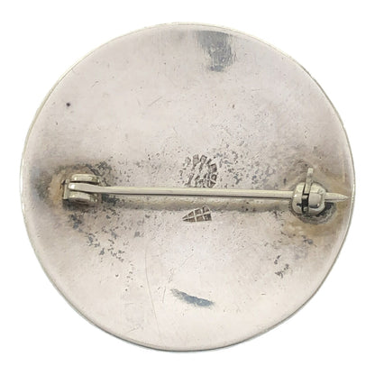 HOPI 50s Walter Polelonema Overlay ONE SIZE Brooch Size ONE SIZE