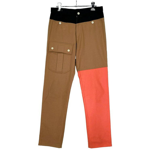 W&LT 90s Archive Flannel Tri-Color Patchwork Pants Size S