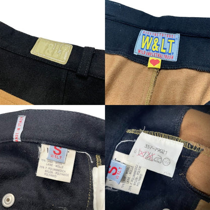 W&LT 90s Archive Flannel Tri-Color Patchwork Pants Size S