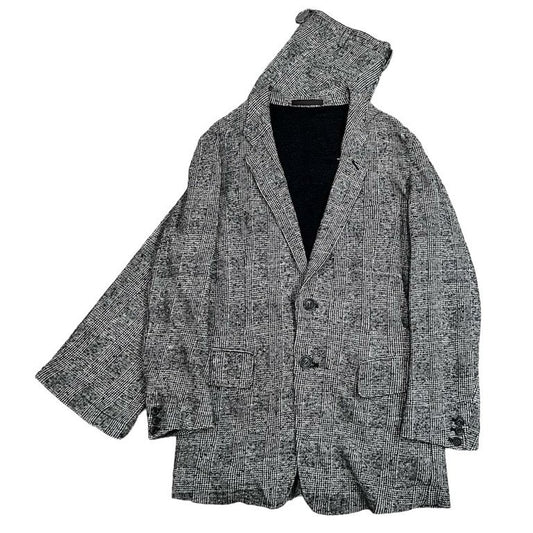 Y's for men Cotton Wool Glen Check Suit Gray Size 3