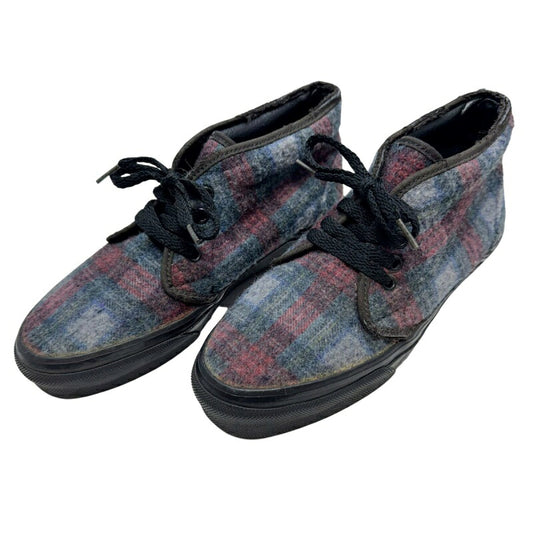 VANS 90s USA-Made Hi-Top Checkered Sneakers Multi-Color