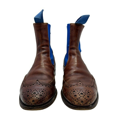 Tricker's Paul Smith Brown Blue Wingtip Chelsea Size 6.5
