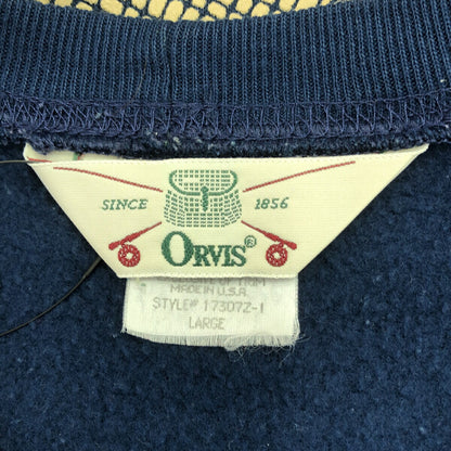 ORVIS 90s Michigan Rag Co. Seagull Sweatshirt Navy Size L
